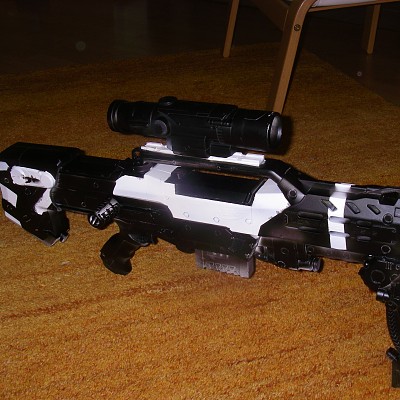 Erster paint job an der Longshot ...