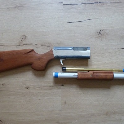 Homemade Pumpgun in Kooperation mit heckenschütze