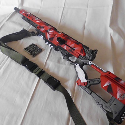 Nerf Longstrike "Hells Bells"
Mit OMW Massacre Kit
