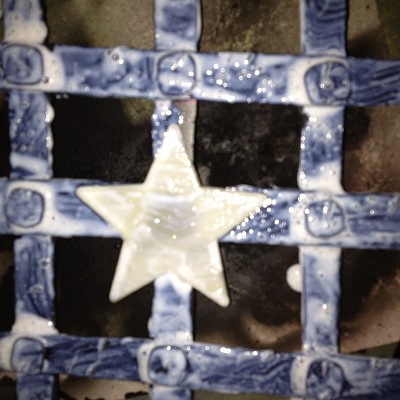 Schritt 1: alles mit latexmilch einpinseln