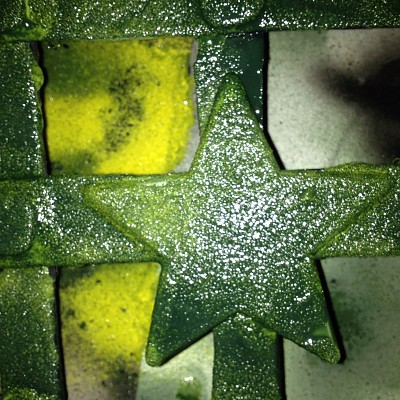 Grundieren (hier habe ich  grün genommen)