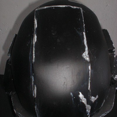 Erster Versuch des Helmes und noch nicht fertig.