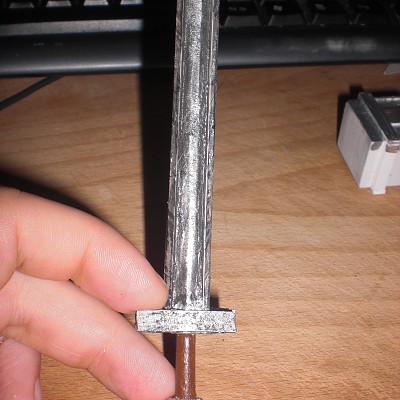 Fiktives Schwert komplett aus Kunststoff.