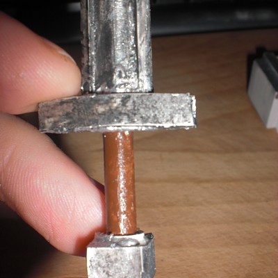 Fiktives Schwert komplett aus Kunststoff.