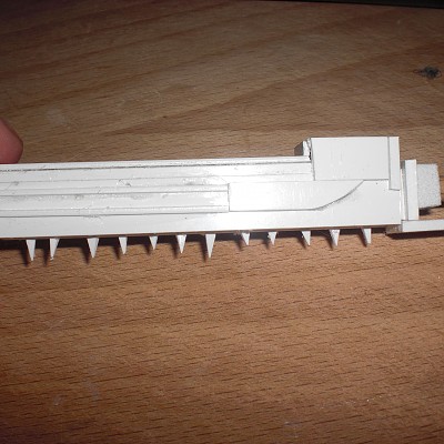 Chainsaw aus Warhammer, komplett aus Kunststoff.