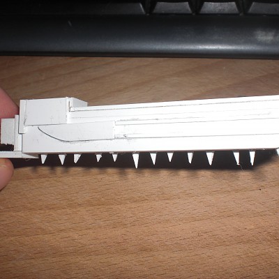 Chainsaw aus Warhammer, komplett aus Kunststoff.