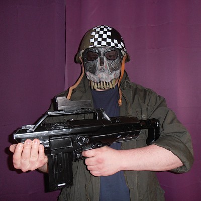 SMG with Mask