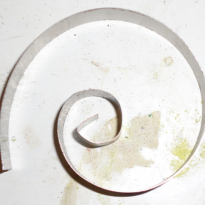 Mein erster, misslungenger, Versuch mit einer Schneckenfeder