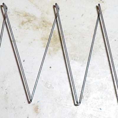 Zweiter Versuch, eckige Spiralfeder