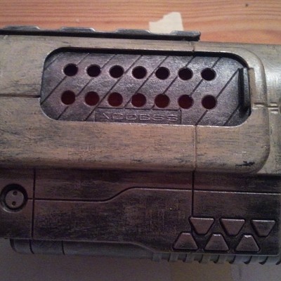 mit "Eisen" und "Rost" übergebrusht für den "Rotzlook"