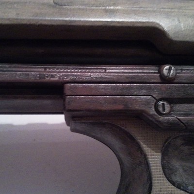 mit "Eisen" und "Rost" übergebrusht für den "Rotzlook"