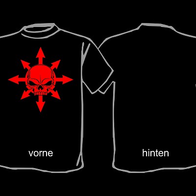 W40K-Shirt: Chaos-Stern