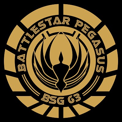 Battlestar Pegasus-Siegel