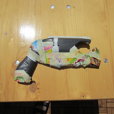 Hammershot Abgeklebt