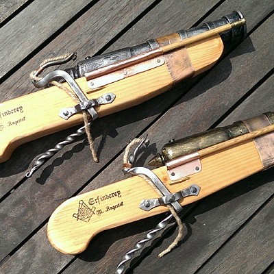 Kompakte Faustrohre mit Luntenschloss