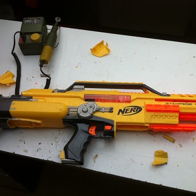 Nach den ersten groben Schnitten