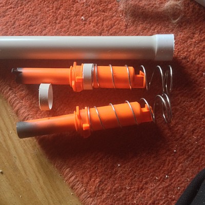 25er E-Rohr Muffenstück (1cm) zum Feder vorspannen