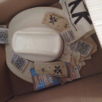 So kam er an, mein Hut