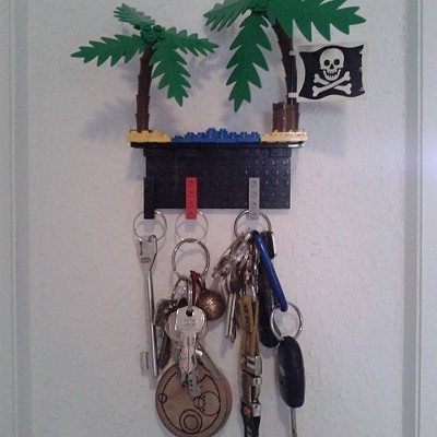 Lego Schlüsselbrett