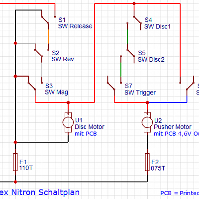 Nerf Vortex Nitron Schaltplan