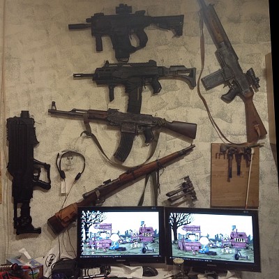 Wall of Rifles ist zu klein!
Muss umziehen!
:(