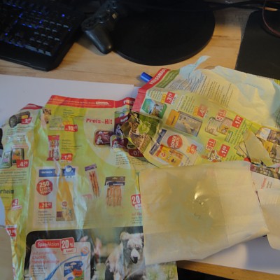 Selfmade Scahblone aus B1 Abdeck Papier