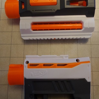 Die Doppelschienen-Laufverlängerung an die Frontseitig nochmal angebaut werden kann.