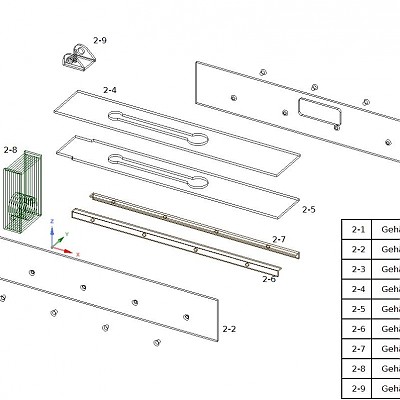 MAC Snap - Deckel - Explosionszeichnung