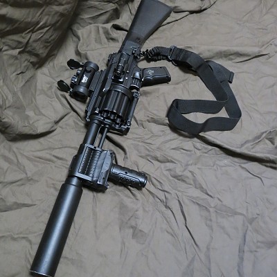 Custom Nerf Furyfire Grenade Launcher Mod