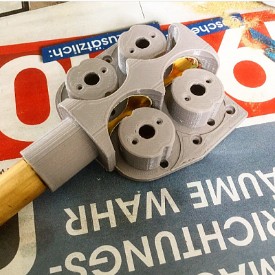 Hurricane Cage mit Messing führung