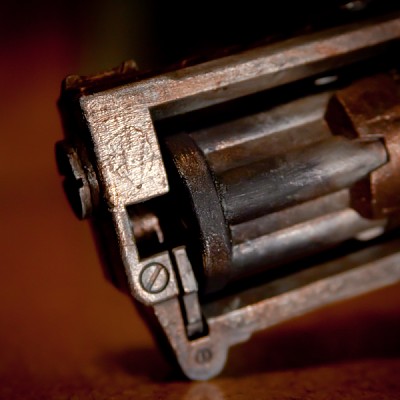 Ruß an den Prokektilausgängen :)