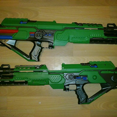 Zwischenschritt bei der Lackierung.