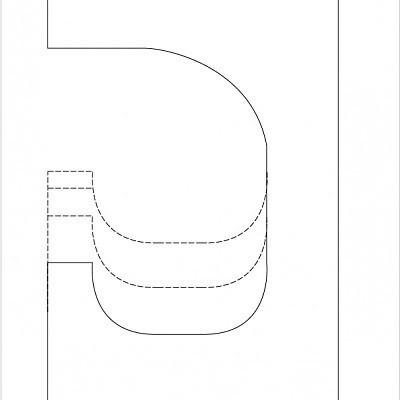 Blasterregal-Schablone - Ausdruck auf A4
