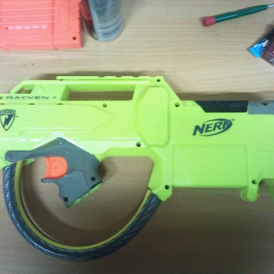 Einlegung des Schlauchs "Anprobe"