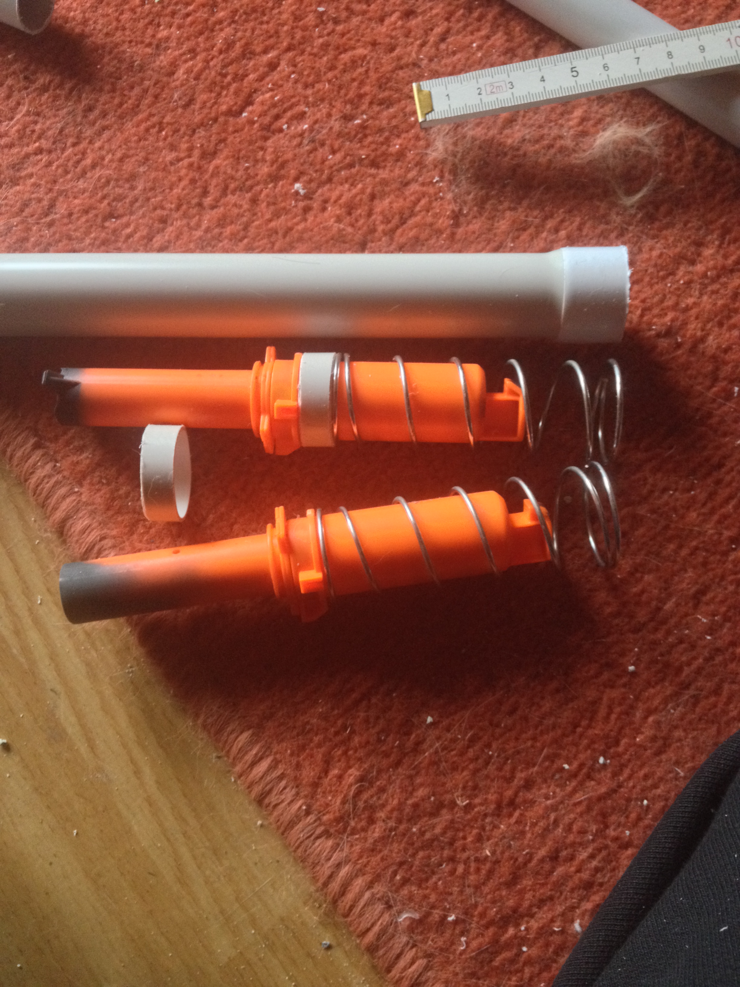 25er E-Rohr Muffenstück (1cm) zum Feder vorspannen