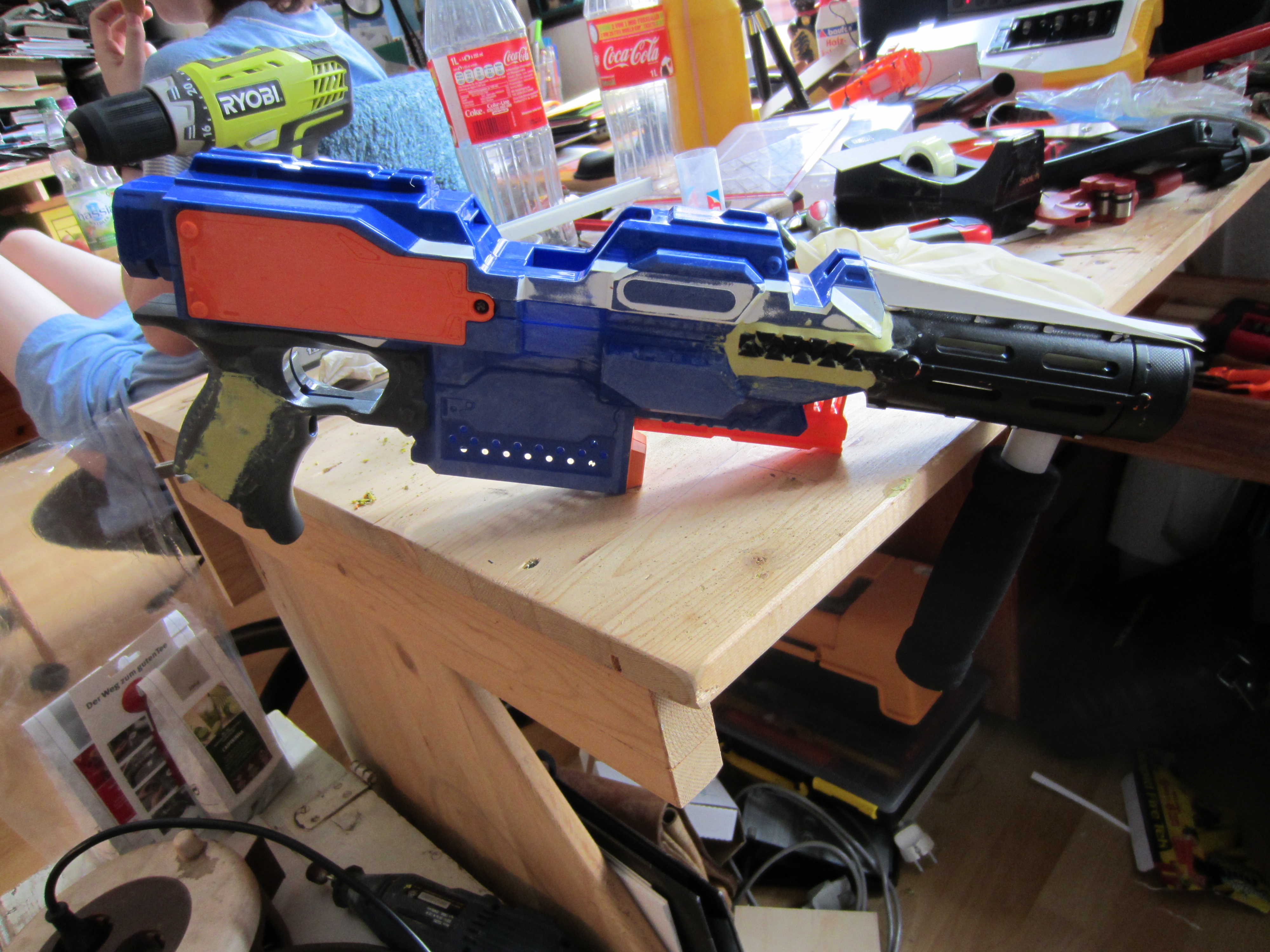 Anbau vom Lauf und eines Taktischen Griffes