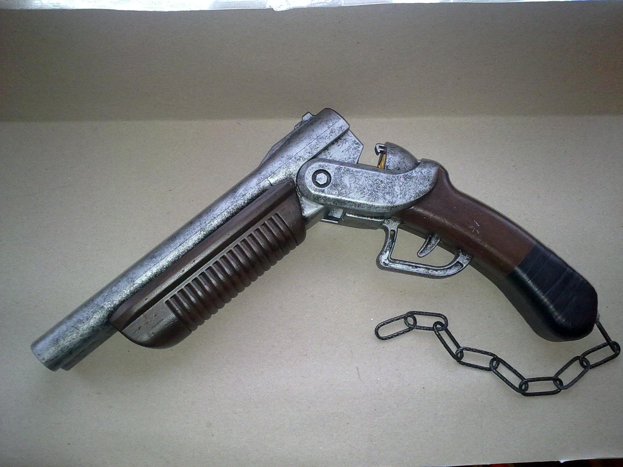 Boomstick von links, voll geöffnet