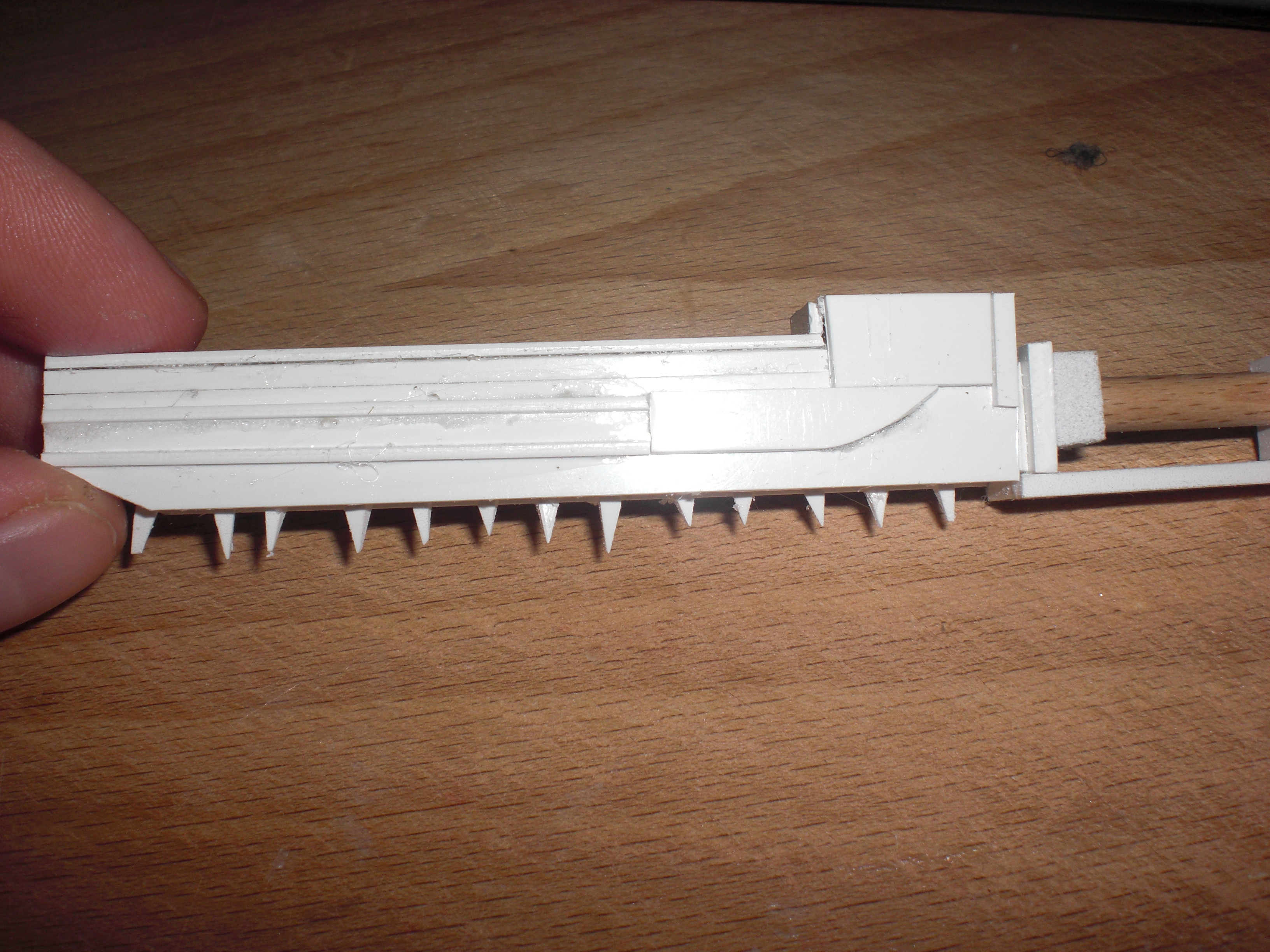 Chainsaw aus Warhammer, komplett aus Kunststoff.