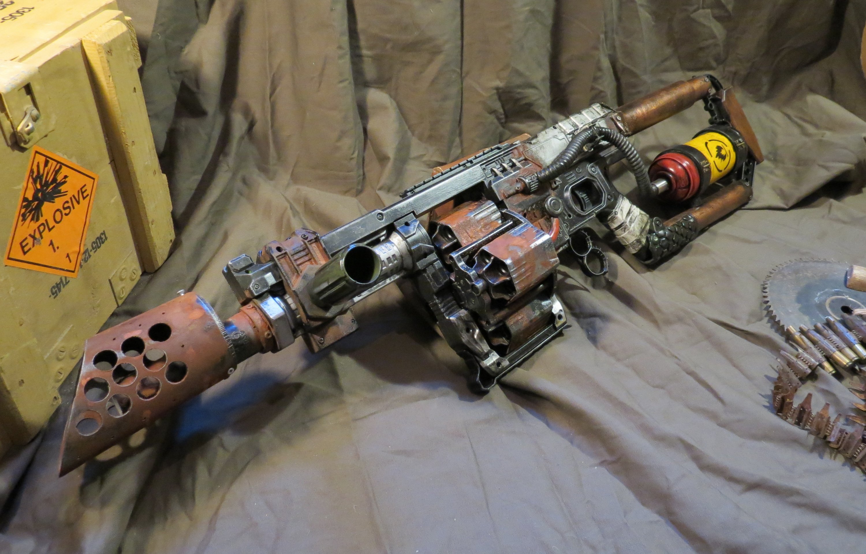 Custom Nerf Doominator Flammenwerfer Mod