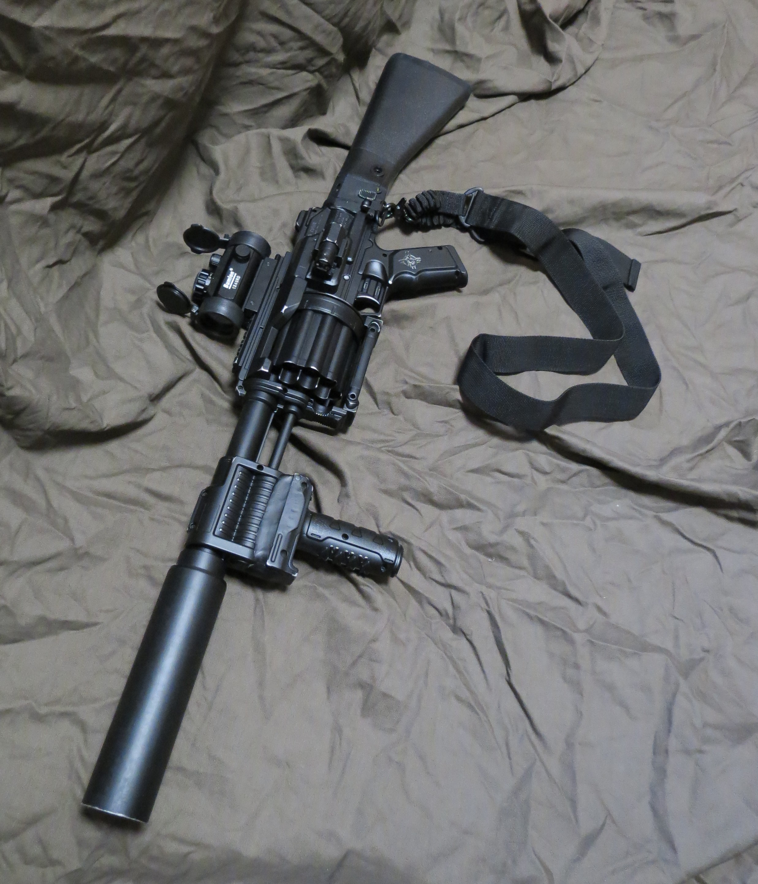 Custom Nerf Furyfire Grenade Launcher Mod