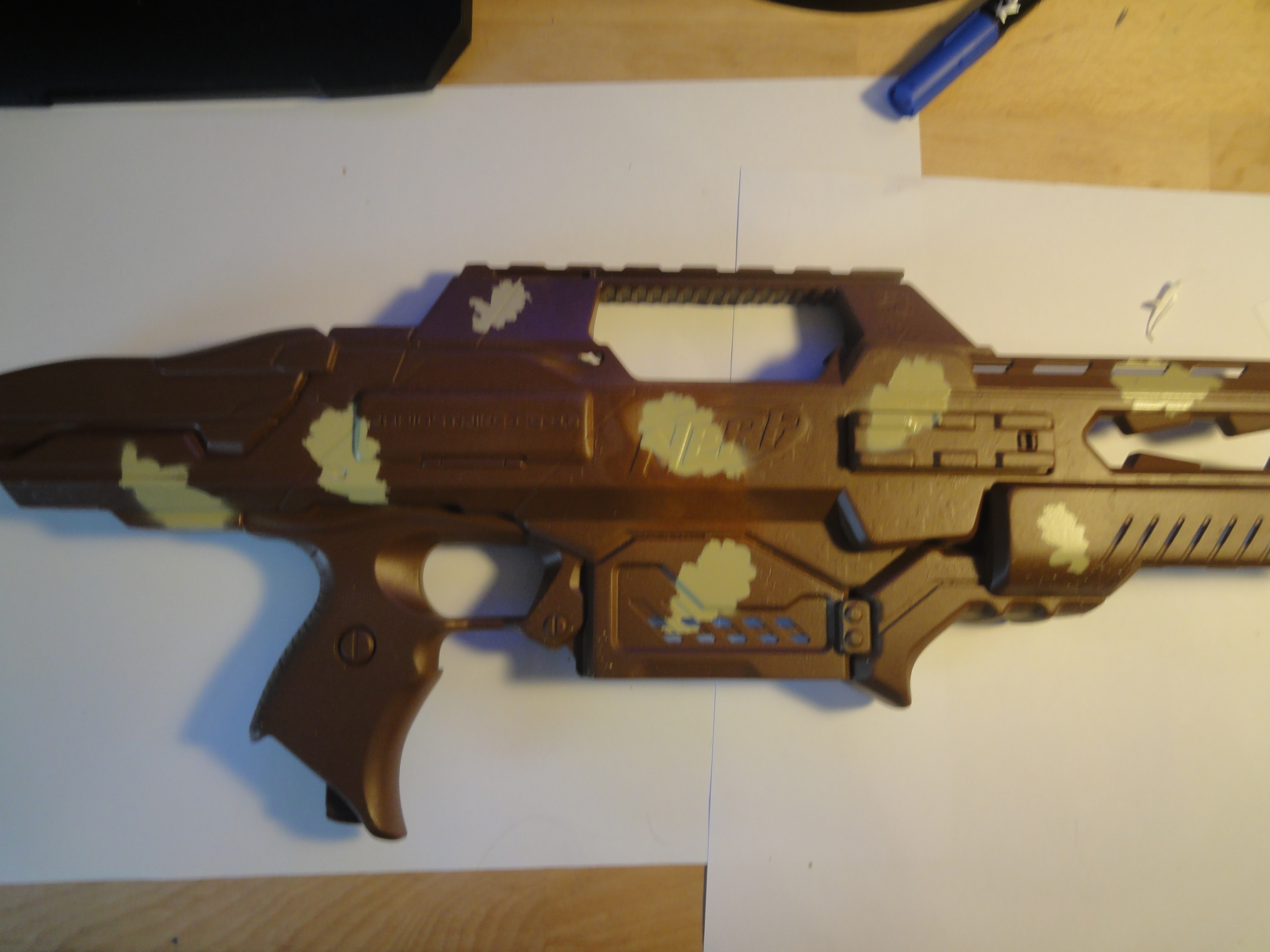 Das Endergebnis ohne Details und ohne schwarze Farbe