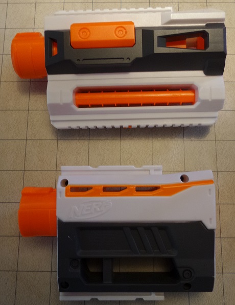 Die Doppelschienen-Laufverlängerung an die Frontseitig nochmal angebaut werden kann.