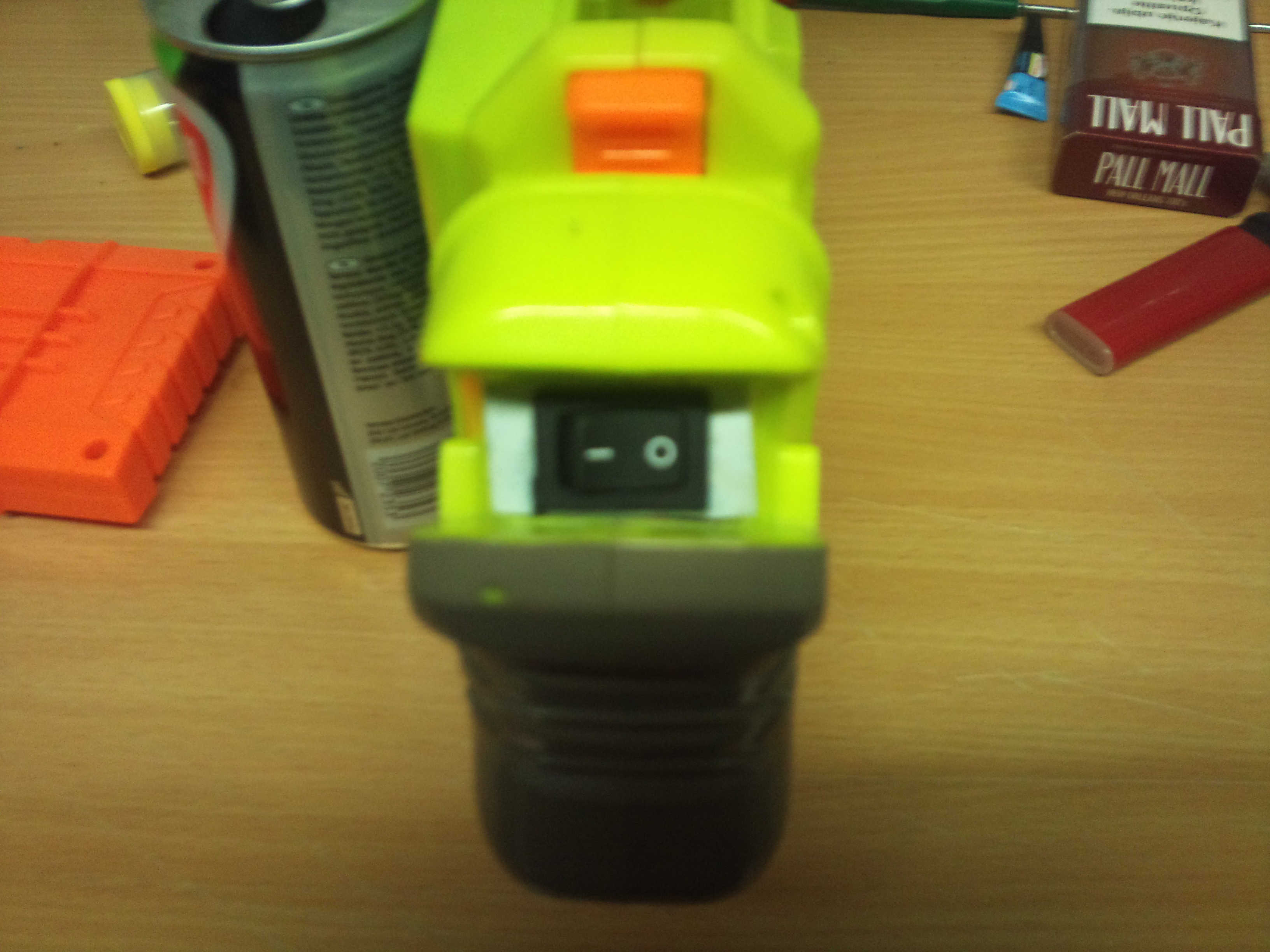 Die einpassung des Schalters