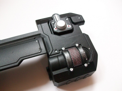 Hier ein Detail des Gehäuses.