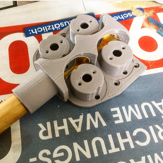 Hurricane Cage mit Messing führung