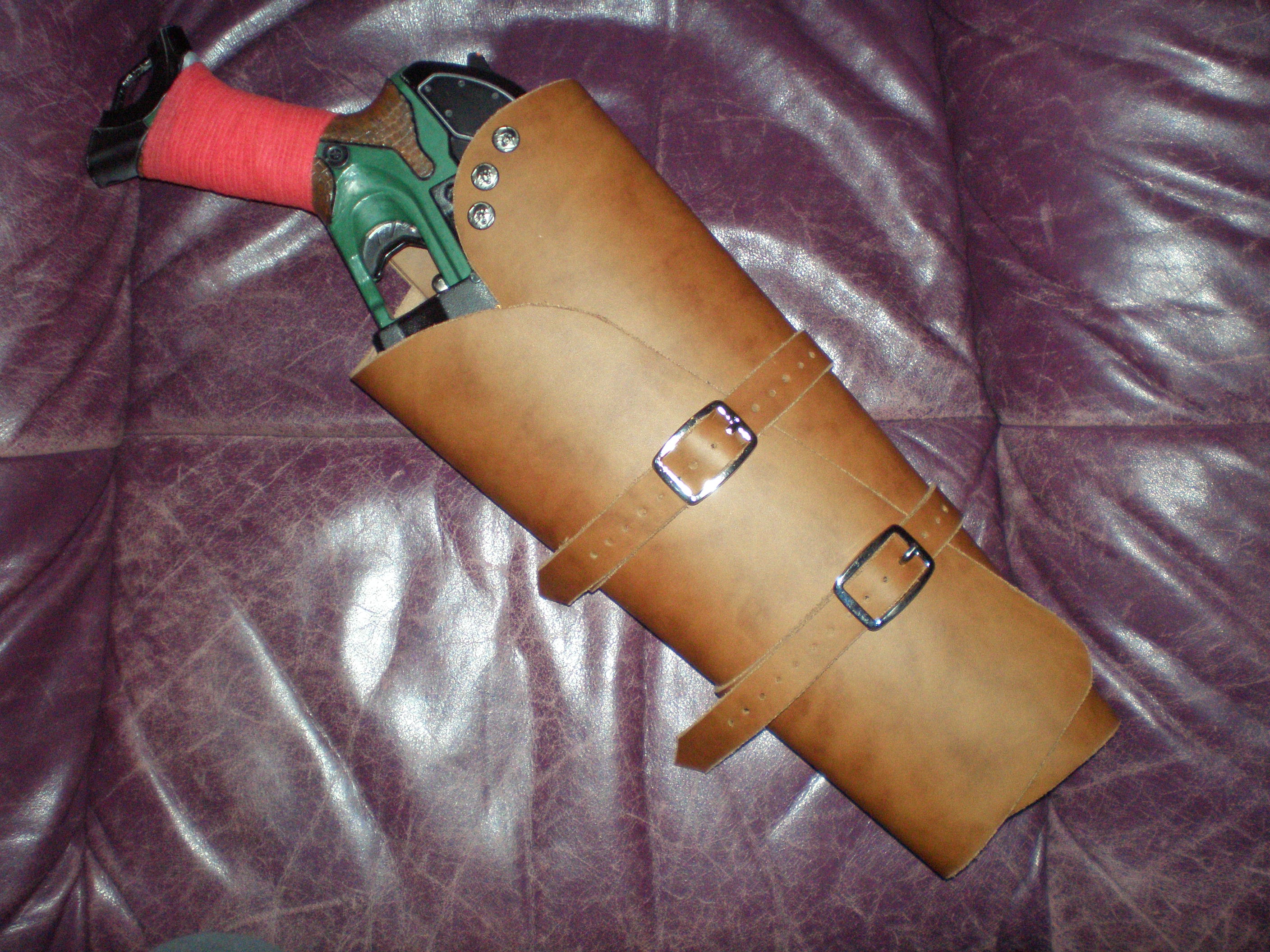 Jefes Rückenholster vorne