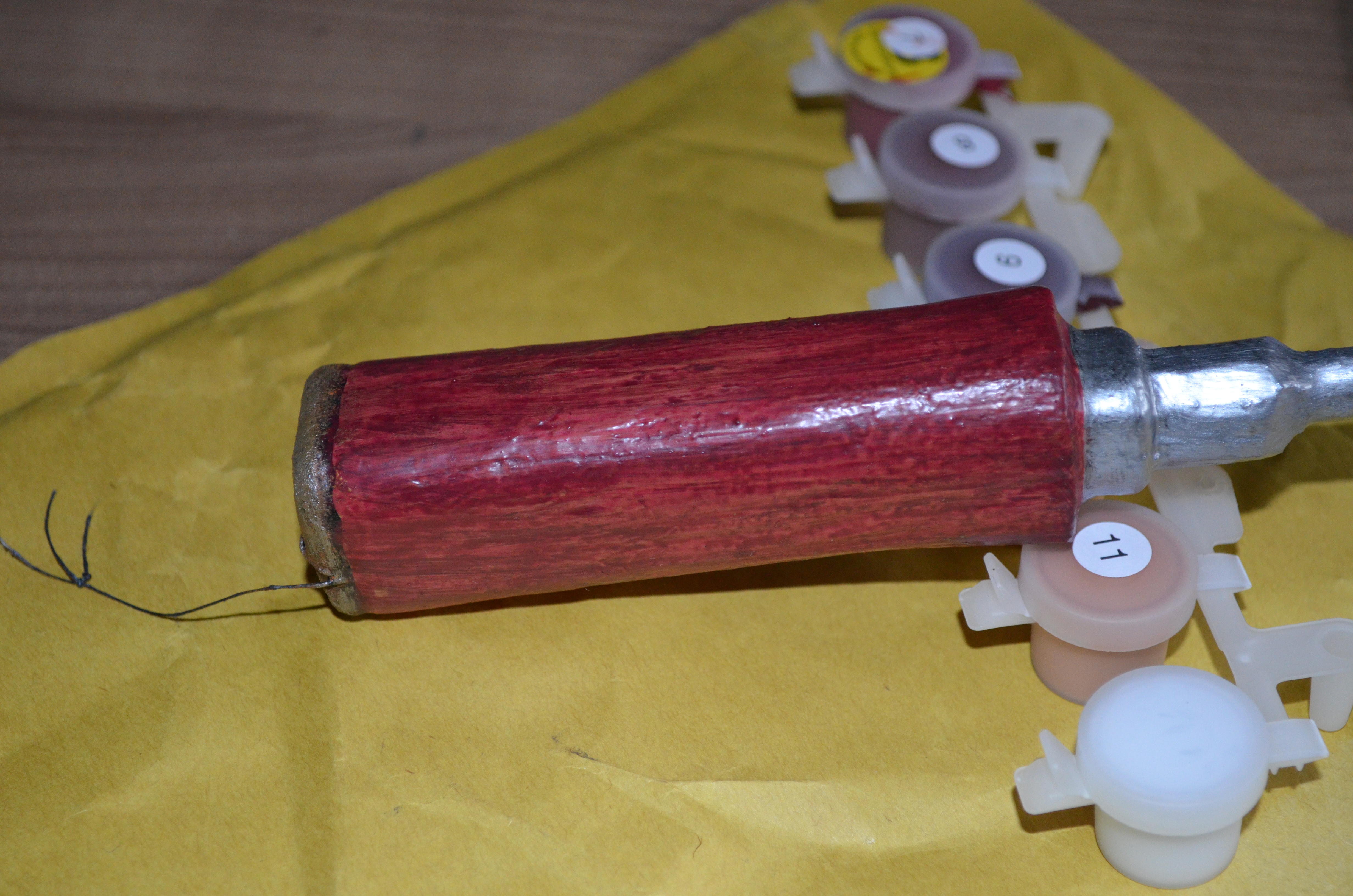 Jefes Schrauber Nachaufnahme Griff