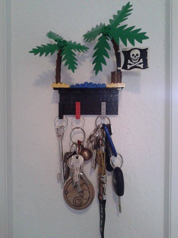 Lego Schlüsselbrett