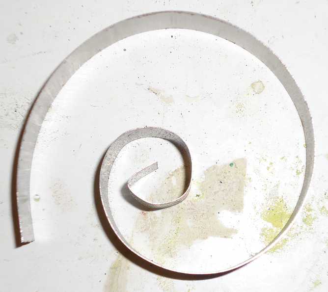 Mein erster, misslungenger, Versuch mit einer Schneckenfeder