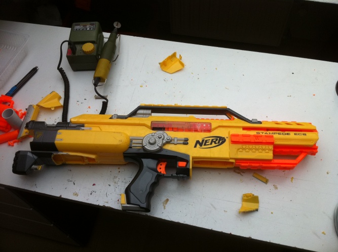 Nach den ersten groben Schnitten